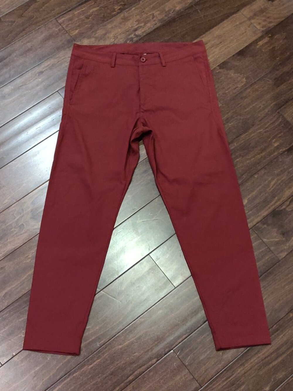 Outlier Futuredarts Brick Red Pants SIZE 34